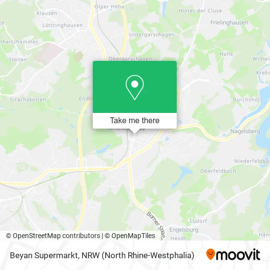 Beyan Supermarkt map