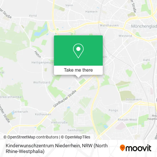 Карта Kinderwunschzentrum Niederrhein