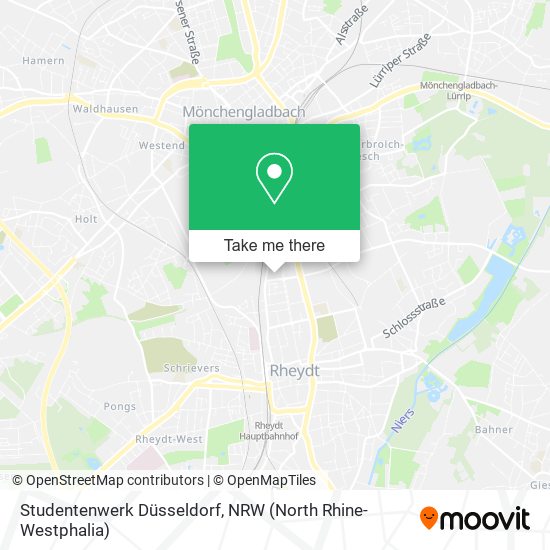 Studentenwerk Düsseldorf map