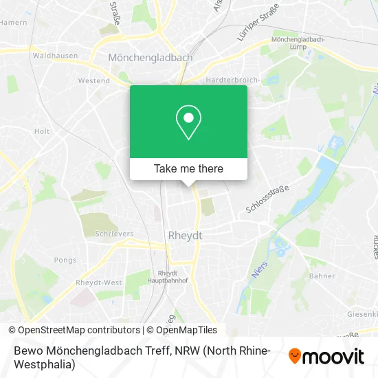 Карта Bewo Mönchengladbach Treff