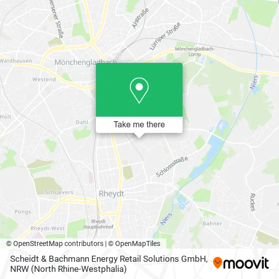Карта Scheidt & Bachmann Energy Retail Solutions GmbH