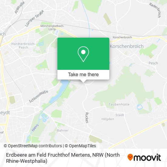 Erdbeere am Feld Fruchthof Mertens map