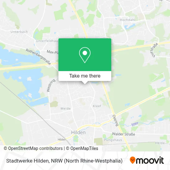 Stadtwerke Hilden map