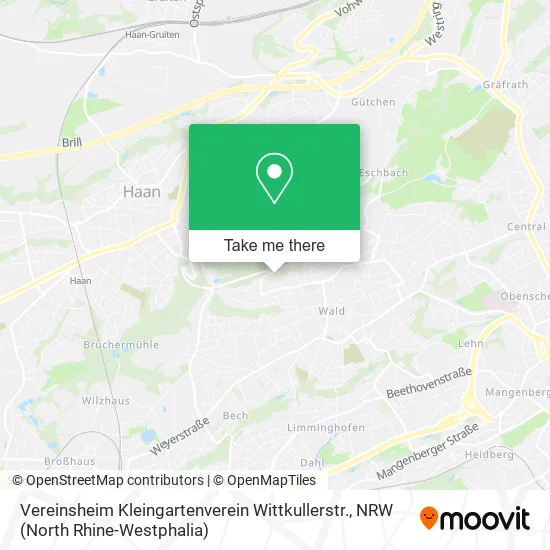 Карта Vereinsheim Kleingartenverein Wittkullerstr.