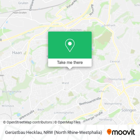 Gerüstbau Hecklau map