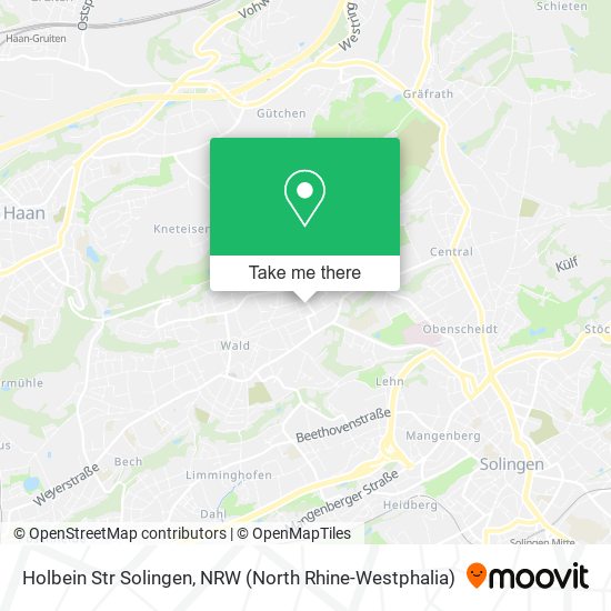 Holbein Str Solingen map
