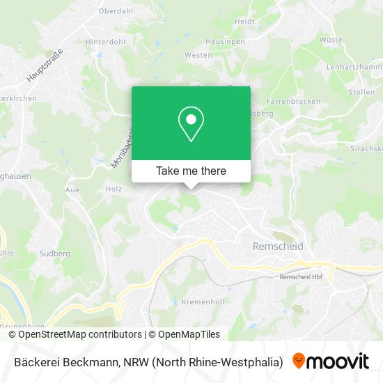 Bäckerei Beckmann map