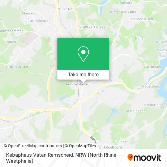 Карта Kebaphaus Vatan Remscheid