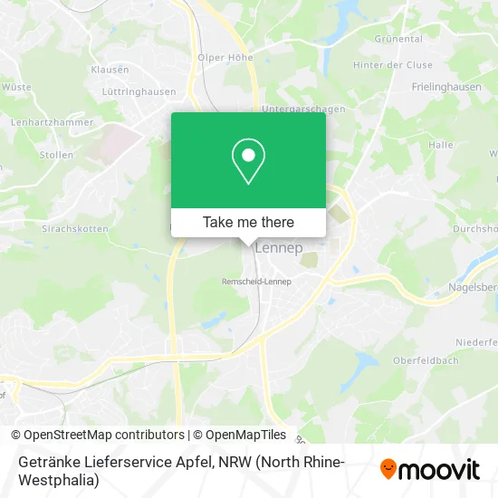 Карта Getränke Lieferservice Apfel