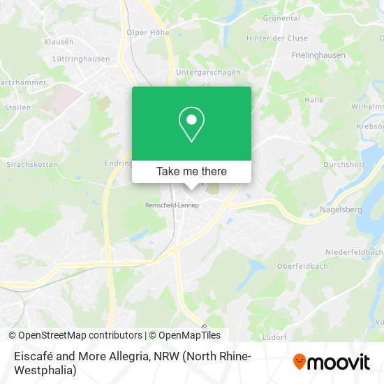 Eiscafé and More Allegria map