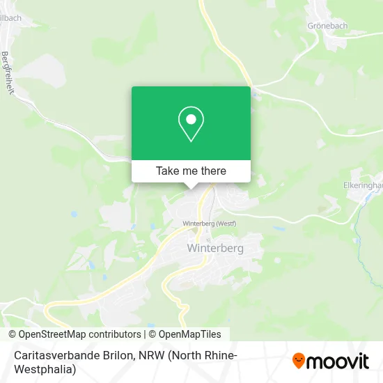 Caritasverbande Brilon map