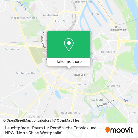 Leuchtpfade - Raum für Persönliche Entwicklung map