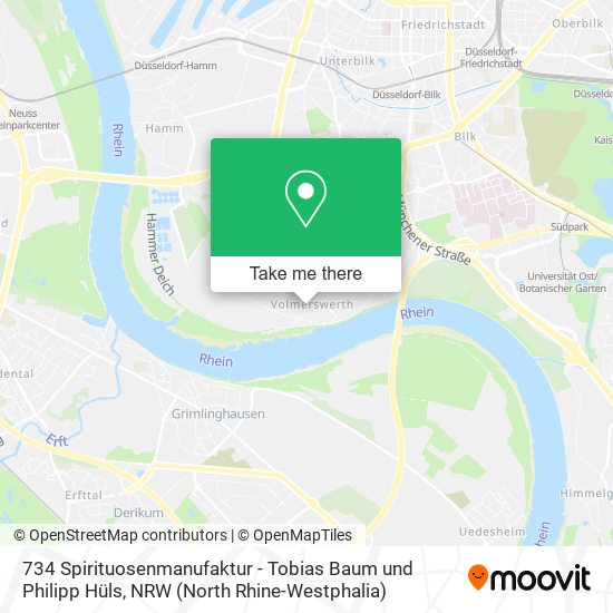 734 Spirituosenmanufaktur - Tobias Baum und Philipp Hüls map