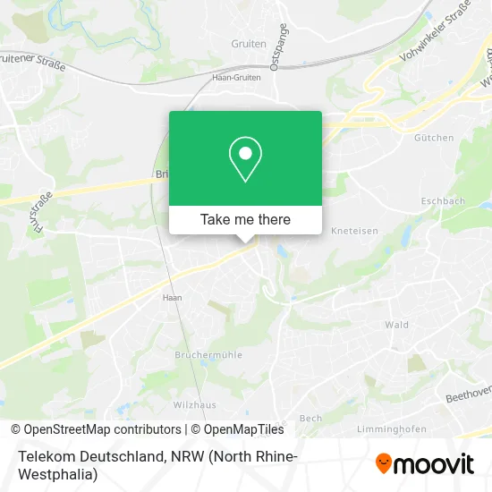 Telekom Deutschland map