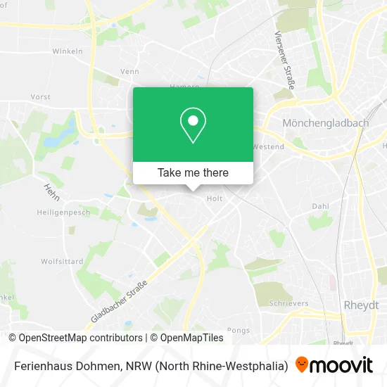 Ferienhaus Dohmen map