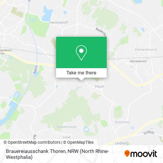 Brauereiausschank Thoren map