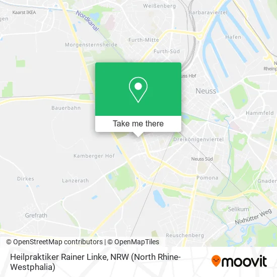 Карта Heilpraktiker Rainer Linke