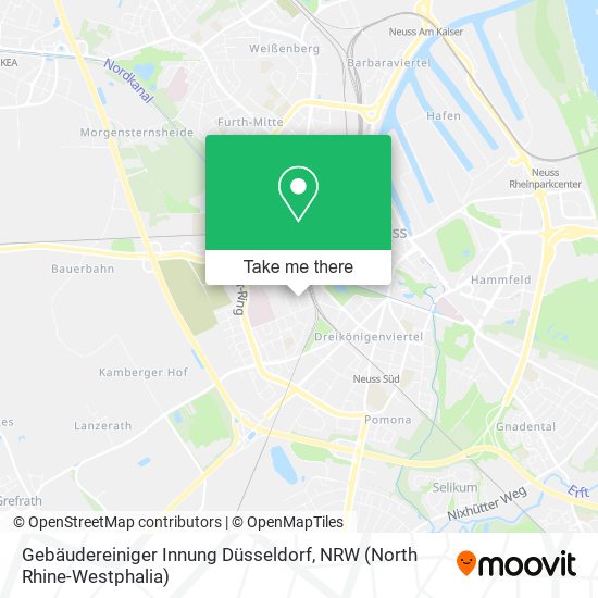 Gebäudereiniger Innung Düsseldorf map