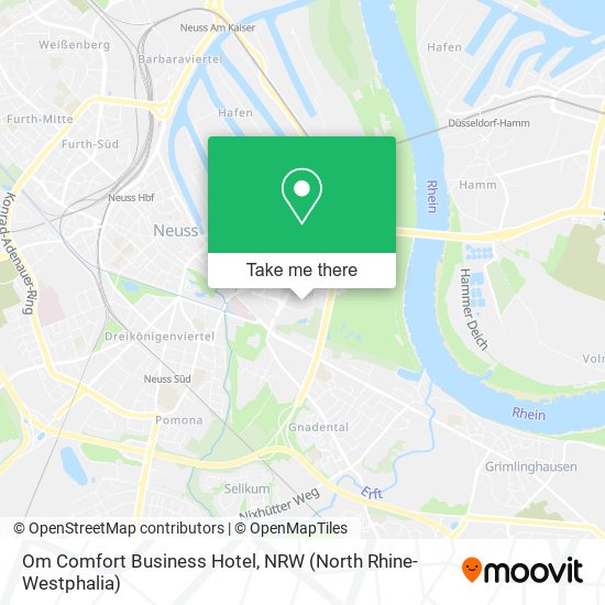 Om Comfort Business Hotel map