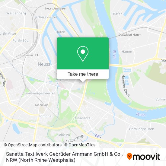 Sanetta Textilwerk Gebrüder Ammann GmbH & Co. map