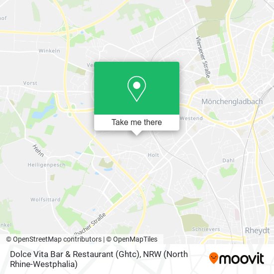 Dolce Vita Bar & Restaurant (Ghtc) map