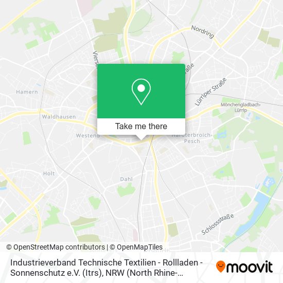 Industrieverband Technische Textilien - Rollladen - Sonnenschutz e.V. (Itrs) map