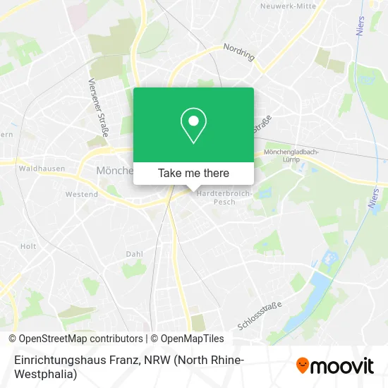 Карта Einrichtungshaus Franz