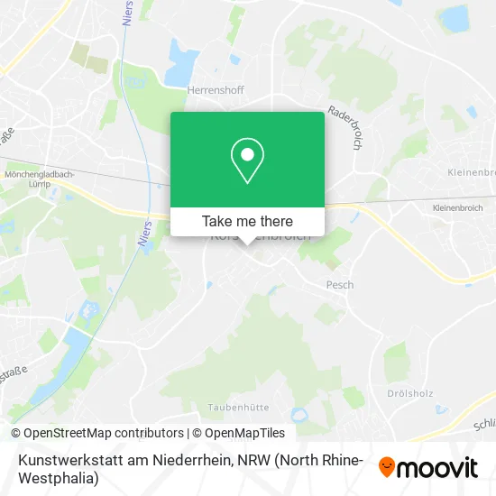 Карта Kunstwerkstatt am Niederrhein