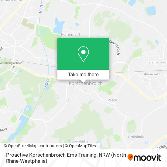 Карта Proactive Korschenbroich Ems Training