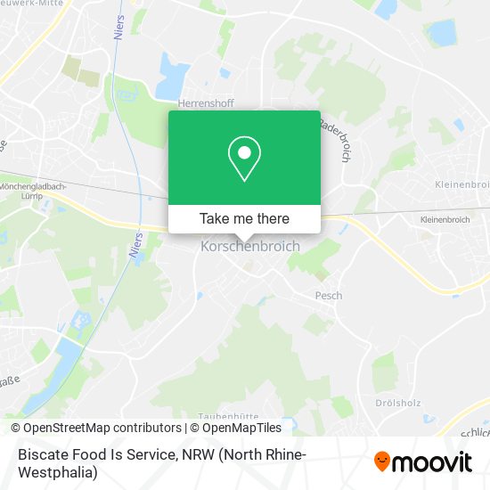 Biscate Food Is Service map