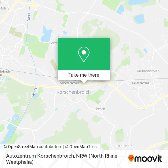 Карта Autozentrum Korschenbroich