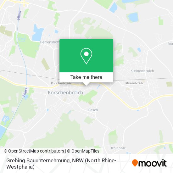 Grebing Bauunternehmung map
