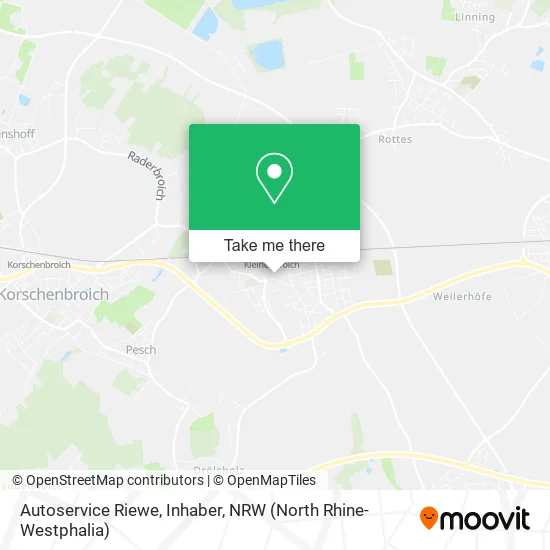 Карта Autoservice Riewe, Inhaber