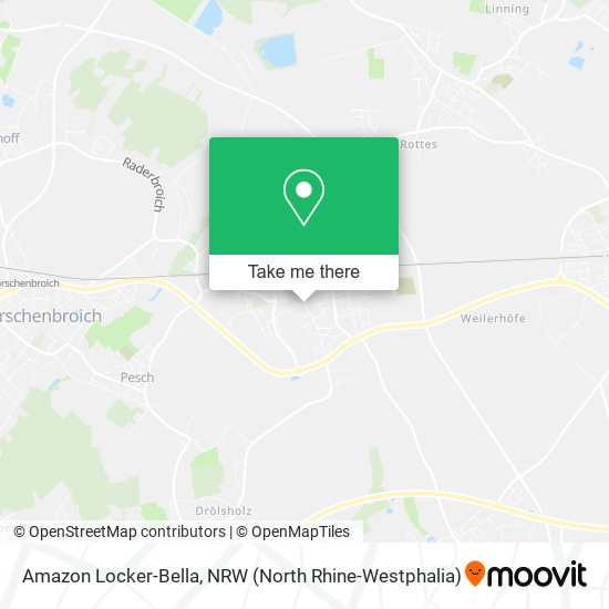 Amazon Locker-Bella map