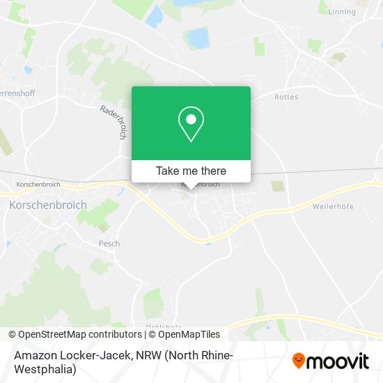 Amazon Locker-Jacek map