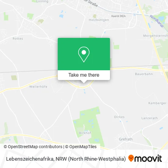 Lebenszeichenafrika map