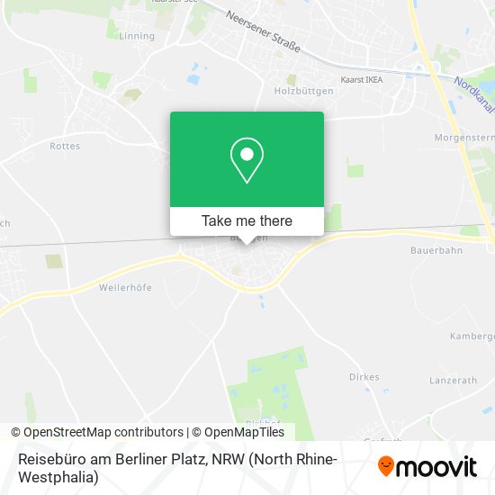 Reisebüro am Berliner Platz map
