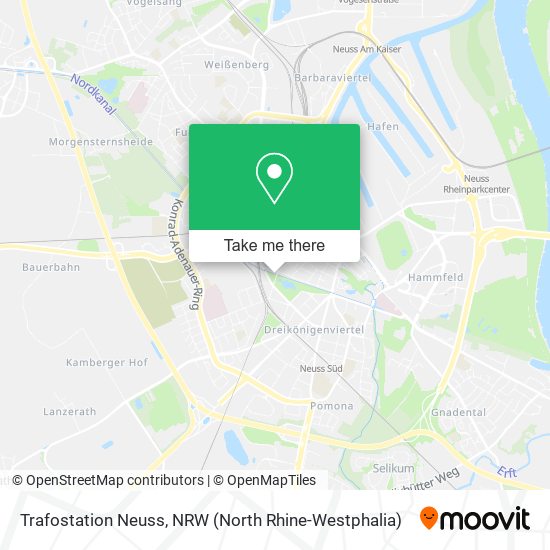 Trafostation Neuss map