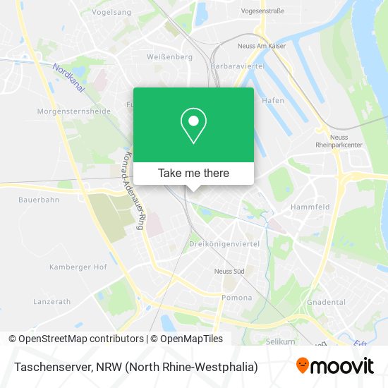 Карта Taschenserver