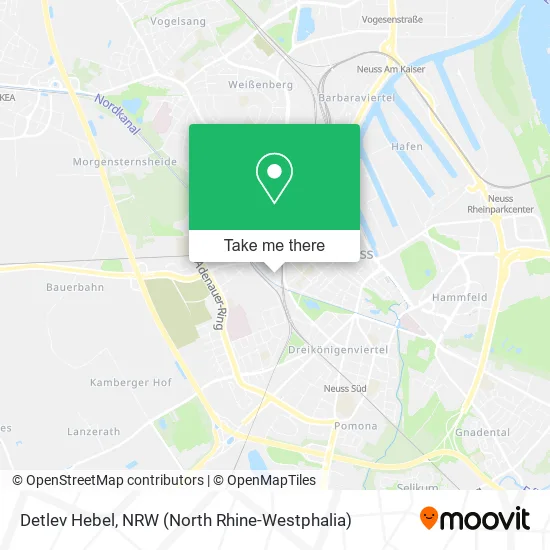 Карта Detlev Hebel