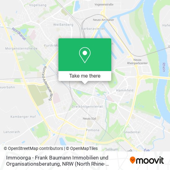 Immoorga - Frank Baumann Immobilien und Organisationsberatung map