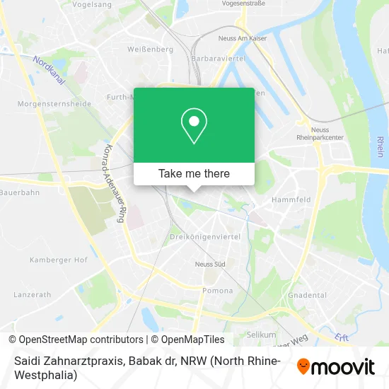 Saidi Zahnarztpraxis, Babak dr map