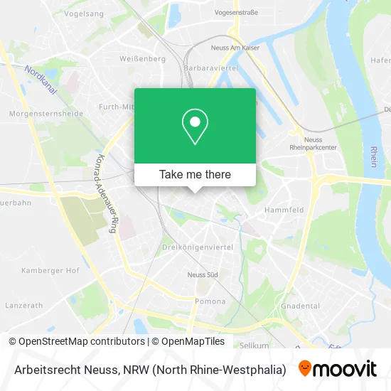 Arbeitsrecht Neuss map