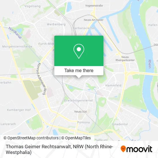 Карта Thomas Geimer Rechtsanwalt