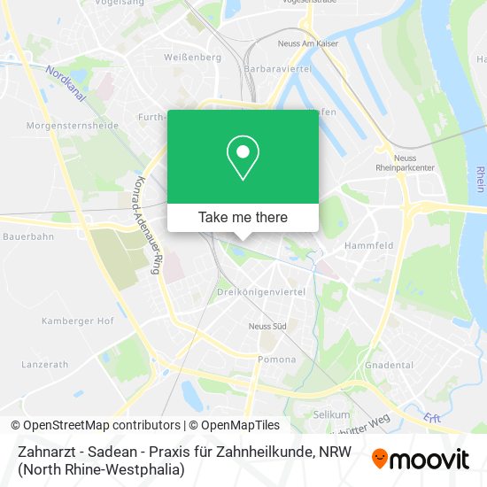 Zahnarzt - Sadean - Praxis für Zahnheilkunde map