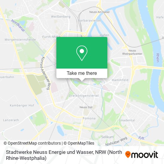 Stadtwerke Neuss Energie und Wasser map