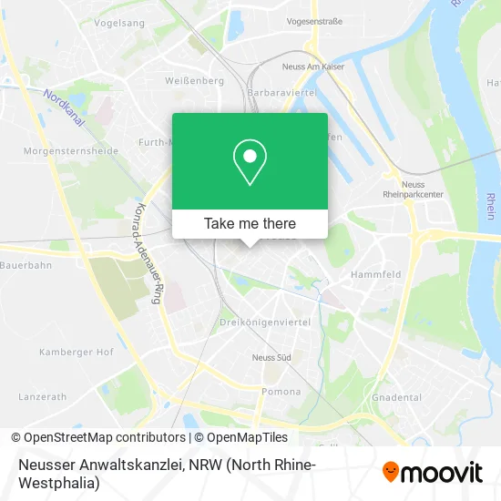 Карта Neusser Anwaltskanzlei