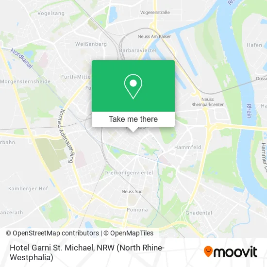 Hotel Garni St. Michael map