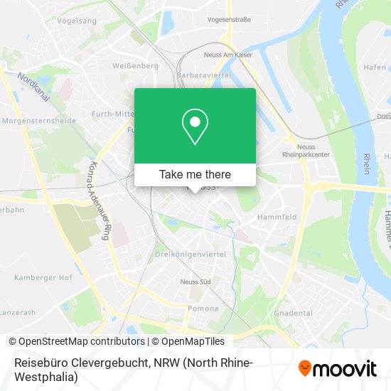 Reisebüro Clevergebucht map