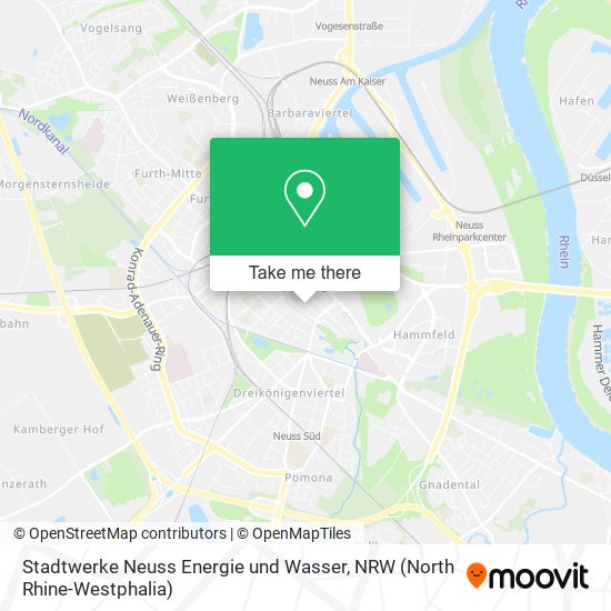 Stadtwerke Neuss Energie und Wasser map